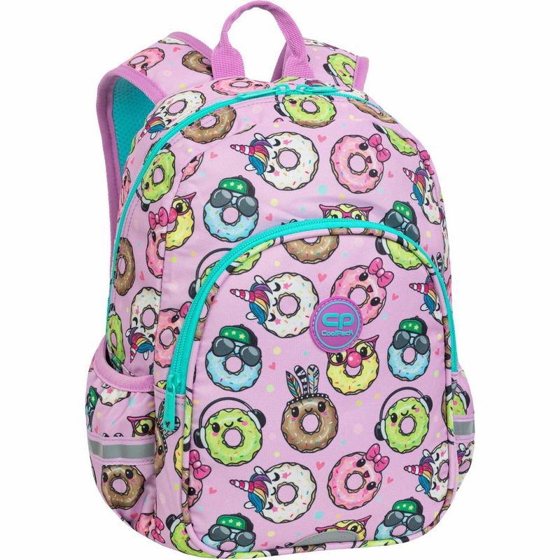 CoolPack Toby Happy Donuts - Štýlový detský batoh pre dievčatá